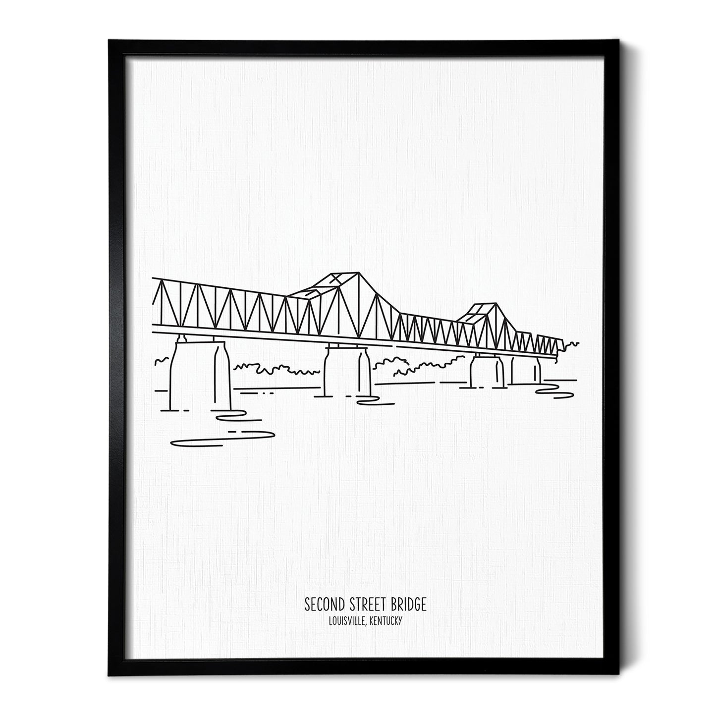 Louisville George Roger's Clark (Second Street Bridge) Art Print