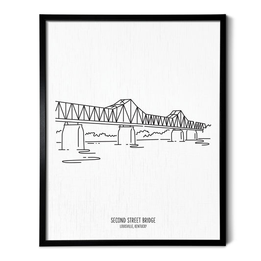 Louisville George Roger's Clark (Second Street Bridge) Art Print
