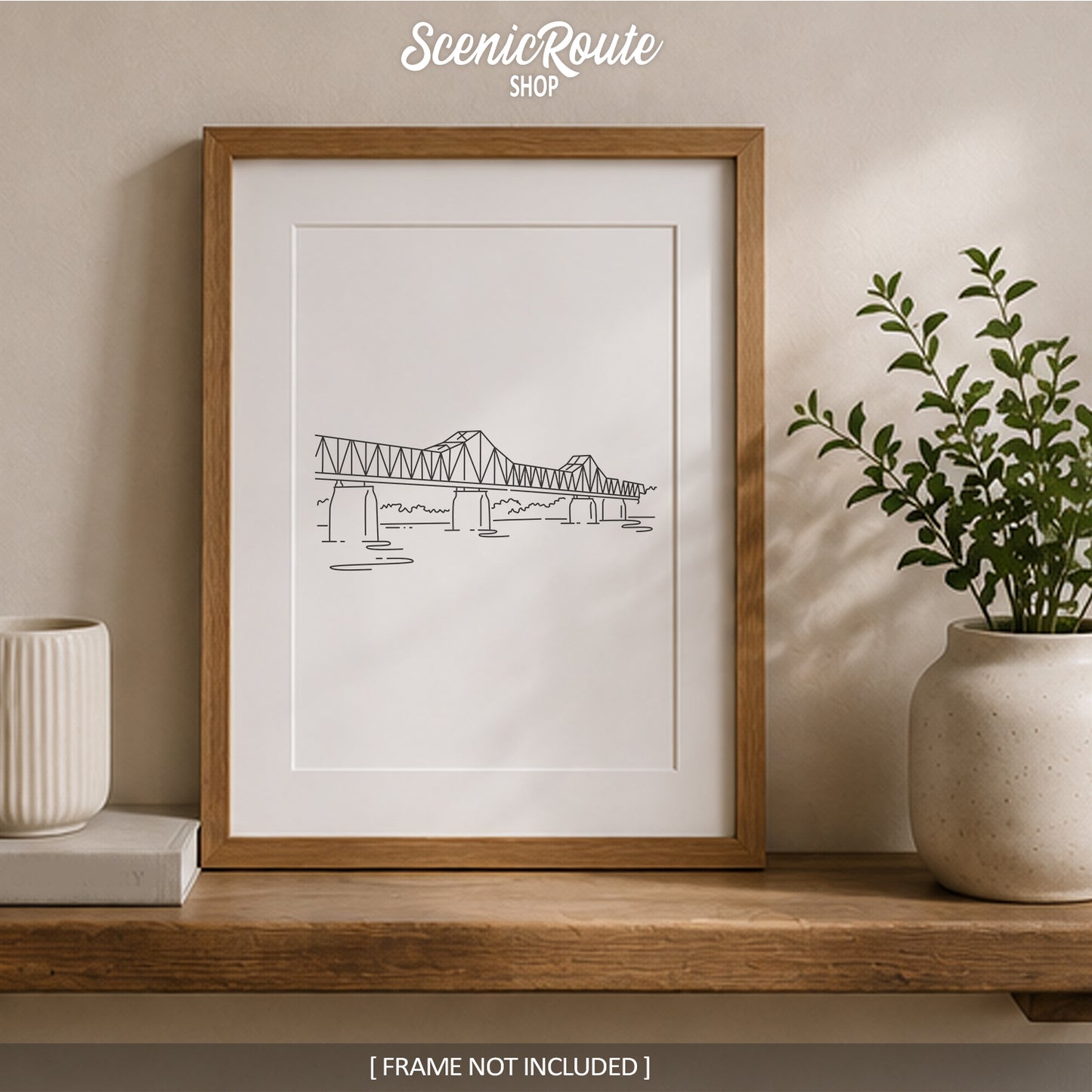 Louisville George Roger's Clark (Second Street Bridge) Art Print