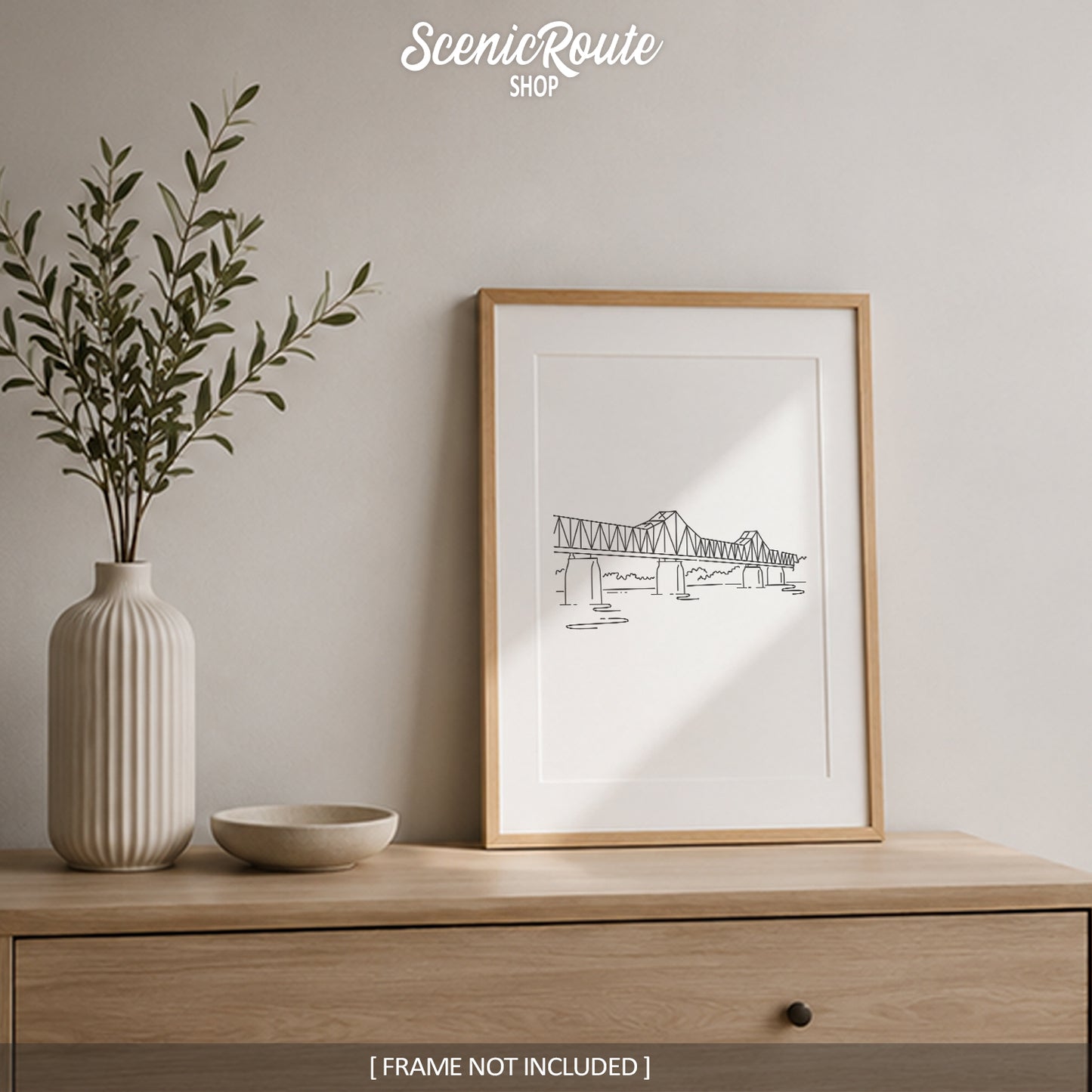 Louisville George Roger's Clark (Second Street Bridge) Art Print