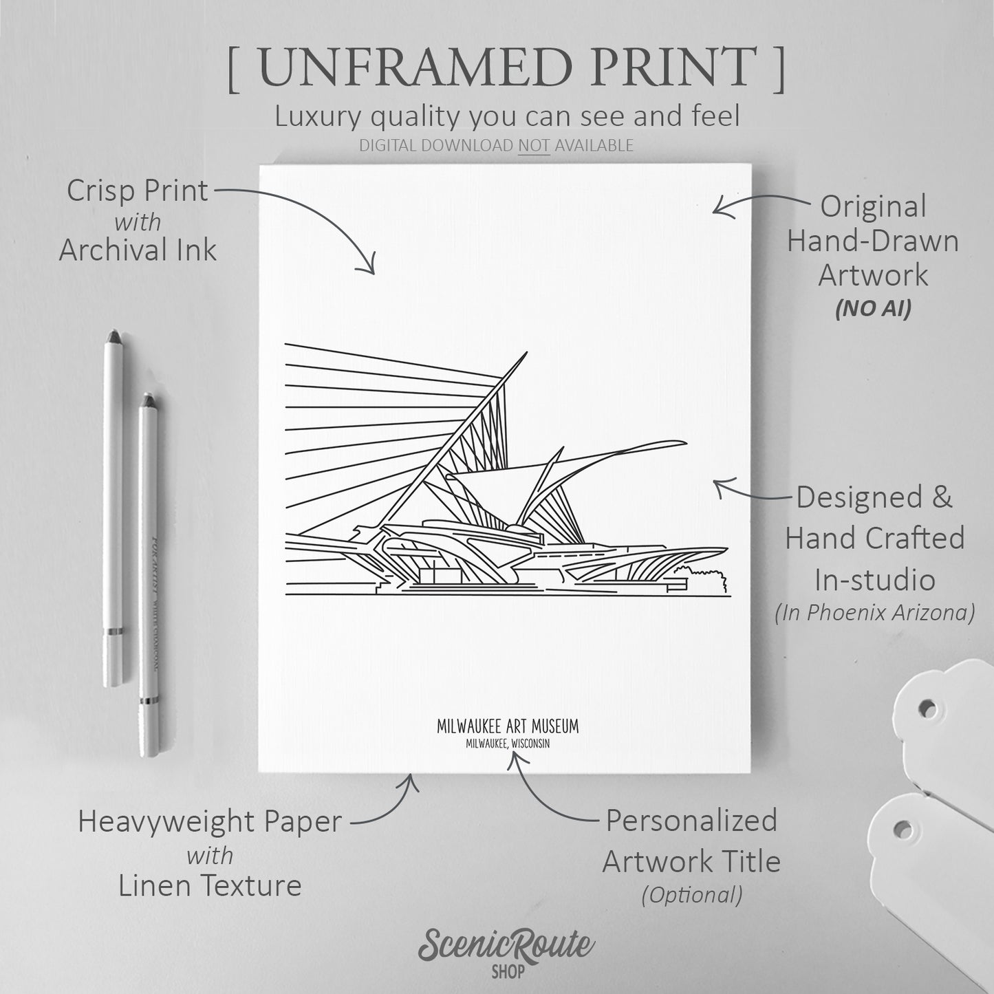 Milwaukee Art Museum Art Print
