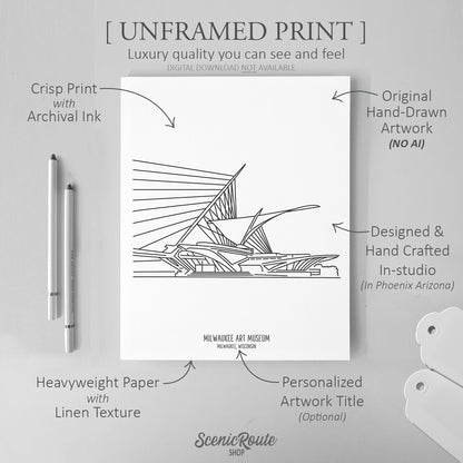 Milwaukee Art Museum Art Print