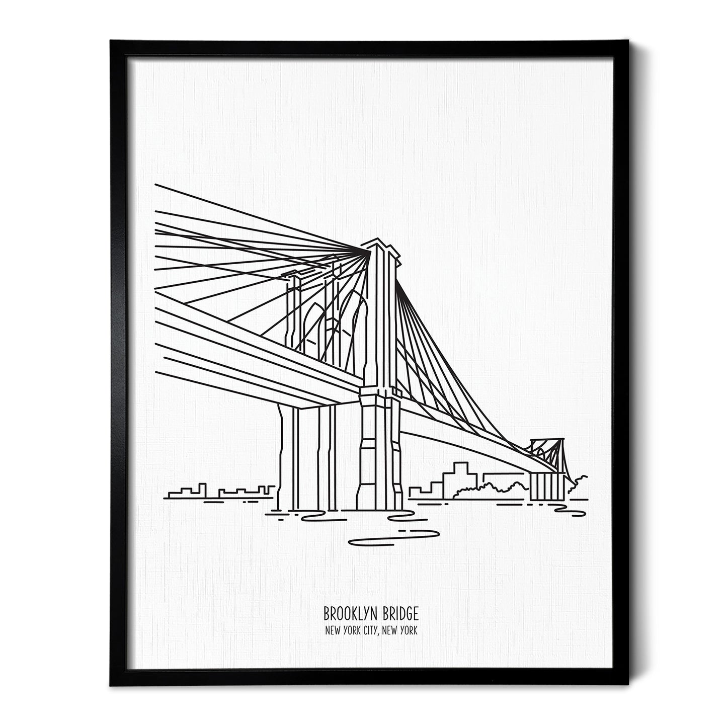 New York City Brooklyn Bridge Art Print