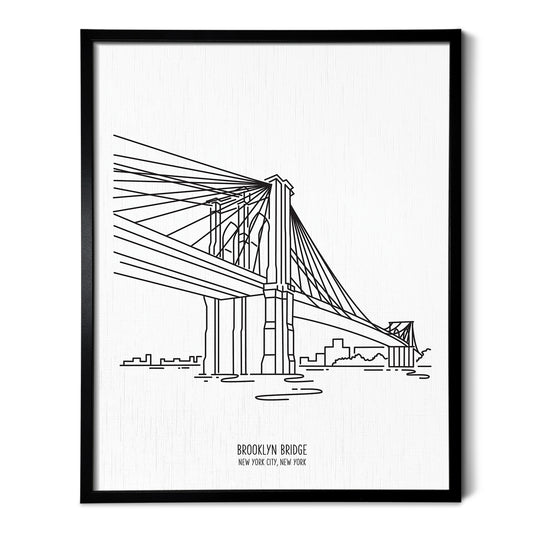 New York City Brooklyn Bridge Art Print