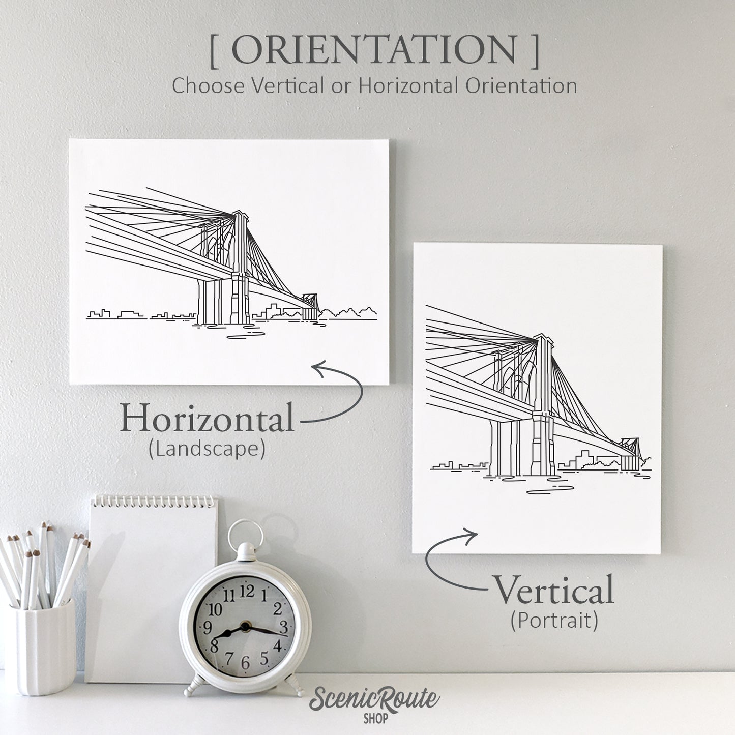 New York City Brooklyn Bridge Art Print