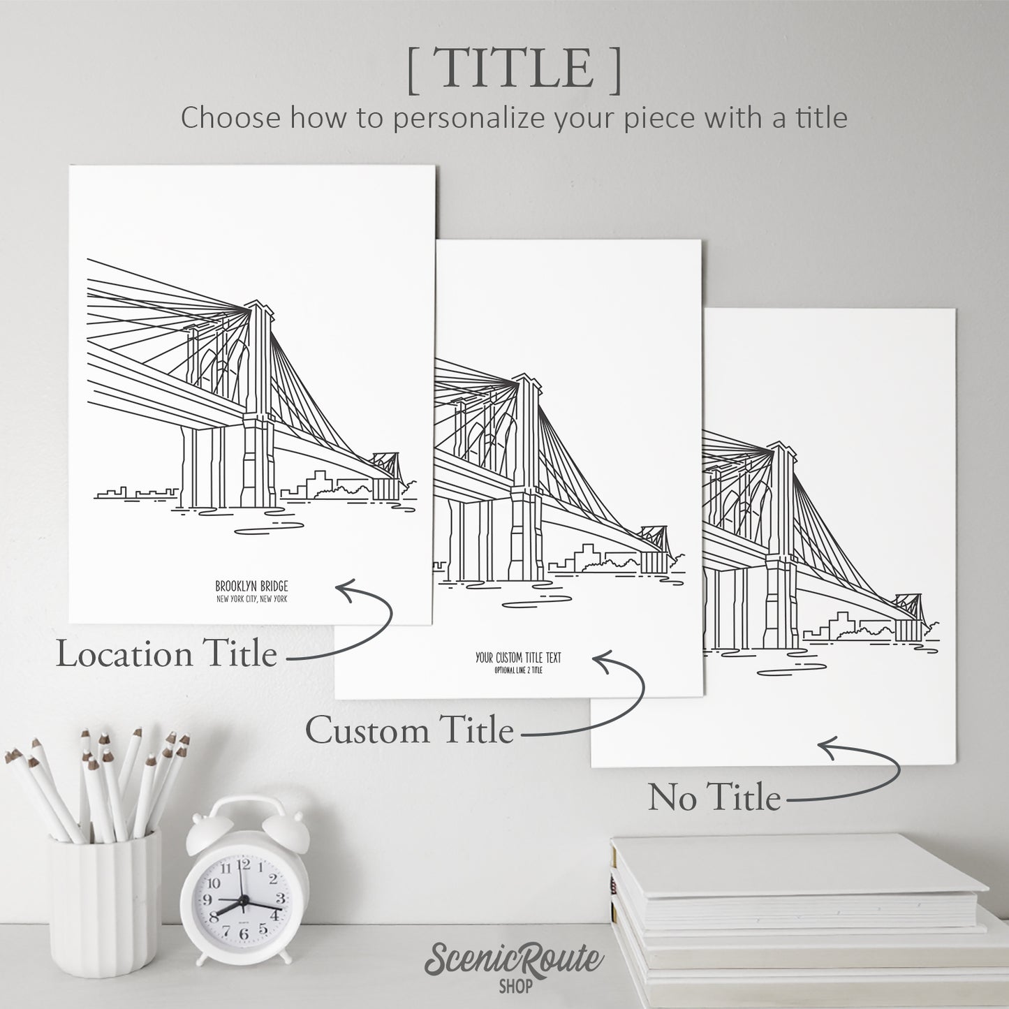 New York City Brooklyn Bridge Art Print
