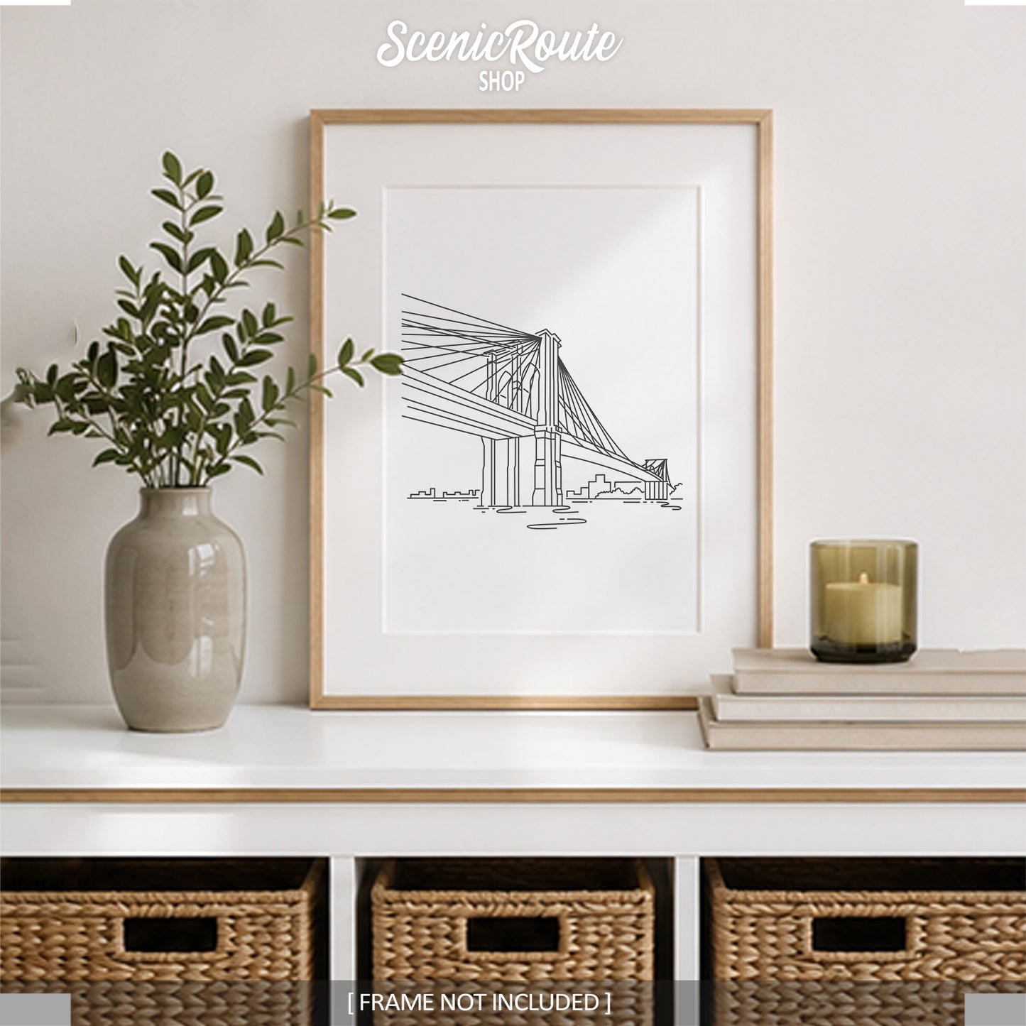 New York City Brooklyn Bridge Art Print