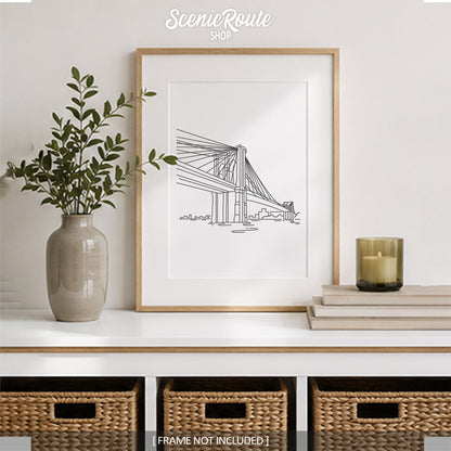 New York City Brooklyn Bridge Art Print