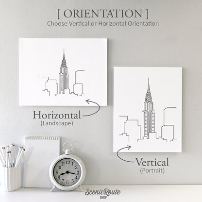New York City Chrysler Building Art Print