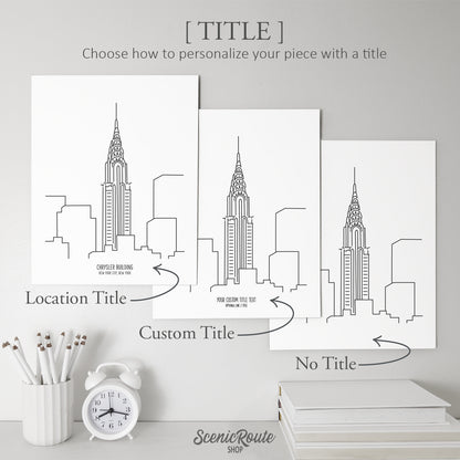 New York City Chrysler Building Art Print