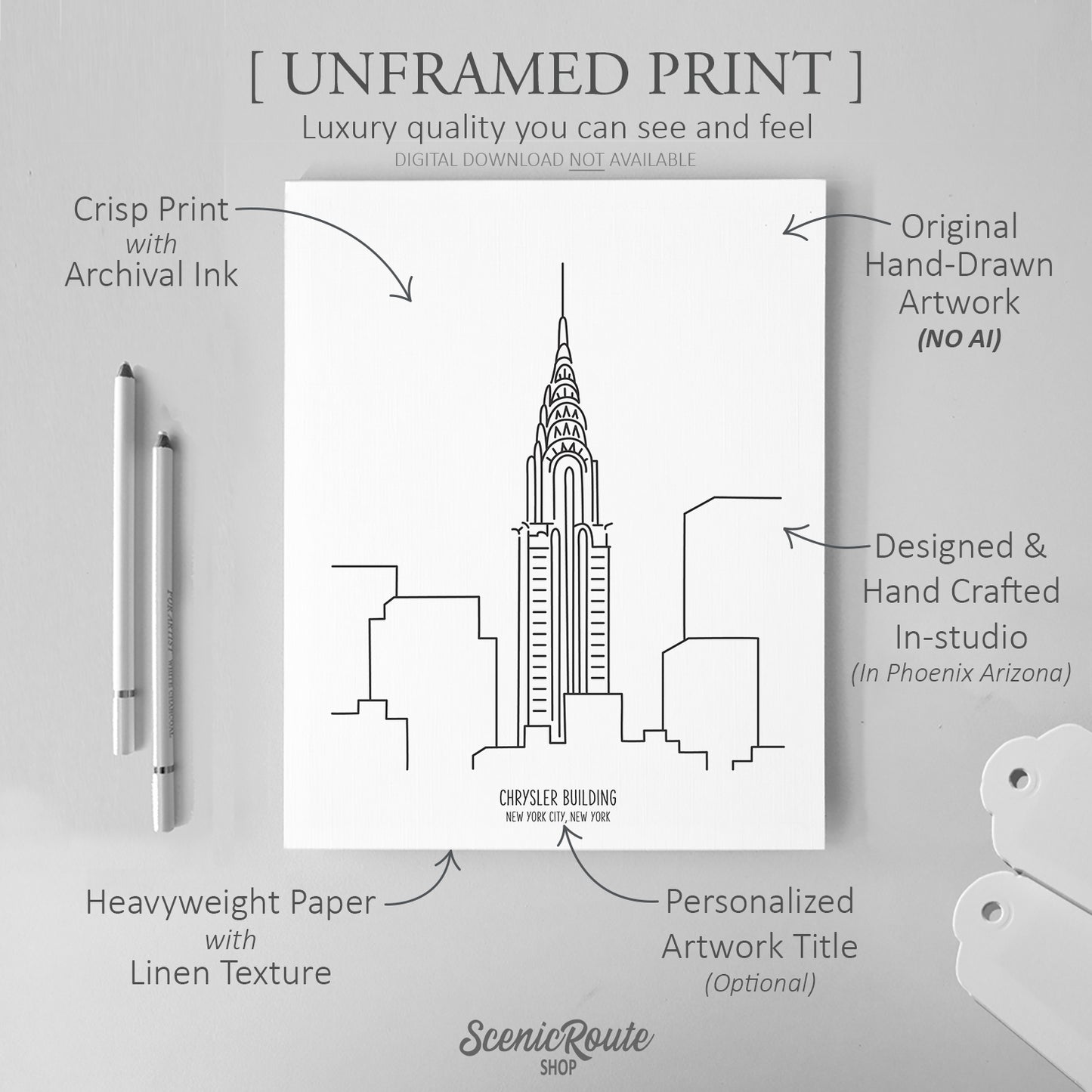 New York City Chrysler Building Art Print