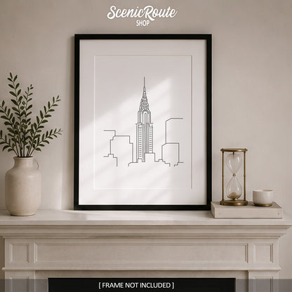 New York City Chrysler Building Art Print
