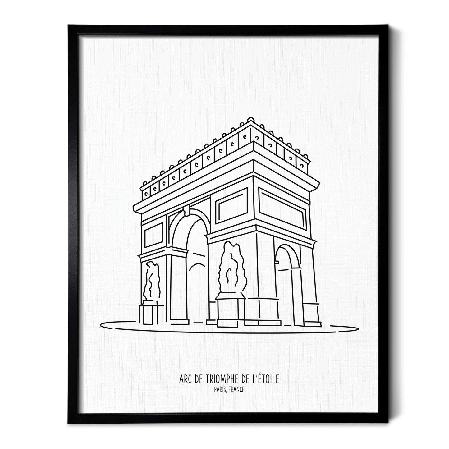 Paris France Arc de Triomphe Art Print