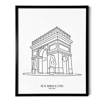 Paris France Arc de Triomphe Art Print