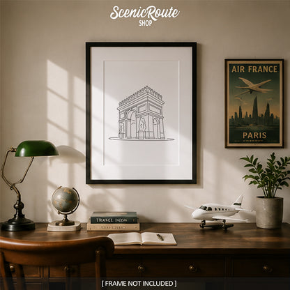 Paris France Arc de Triomphe Art Print