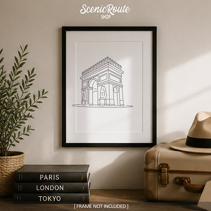 Paris France Arc de Triomphe Art Print