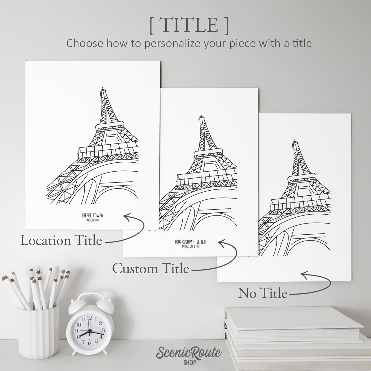 Paris France Eiffel Tower Art Print