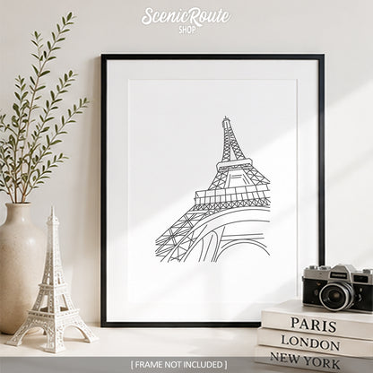 Paris France Eiffel Tower Art Print