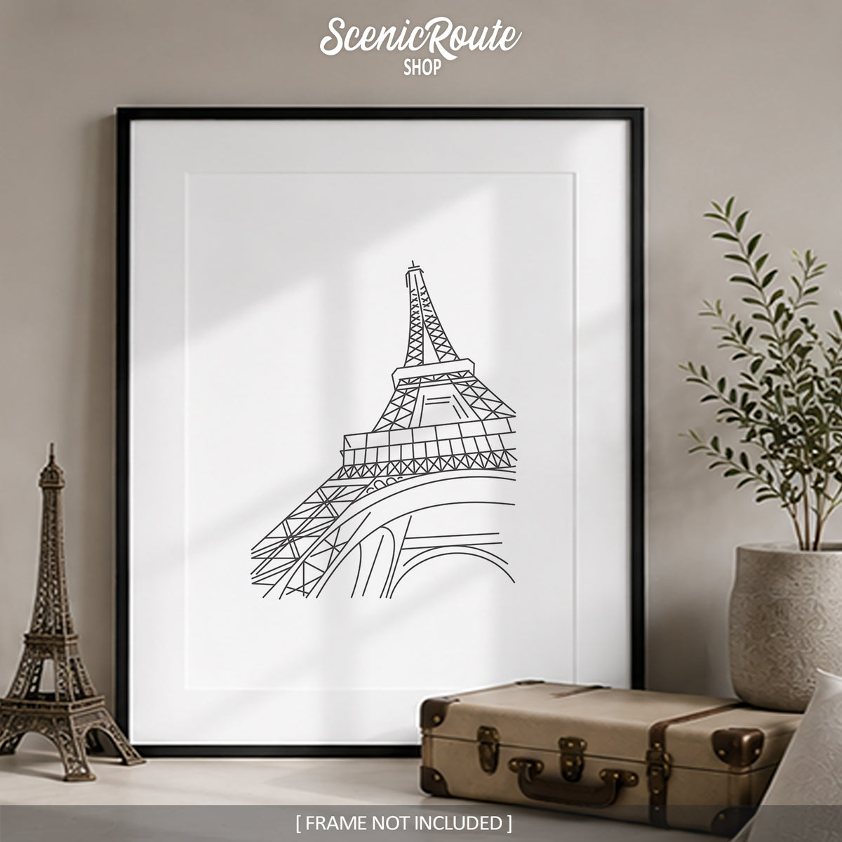 Paris France Eiffel Tower Art Print
