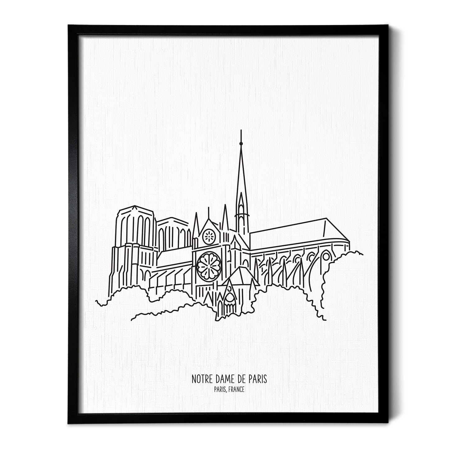 Paris France Notre Dame Cathedral Art Print