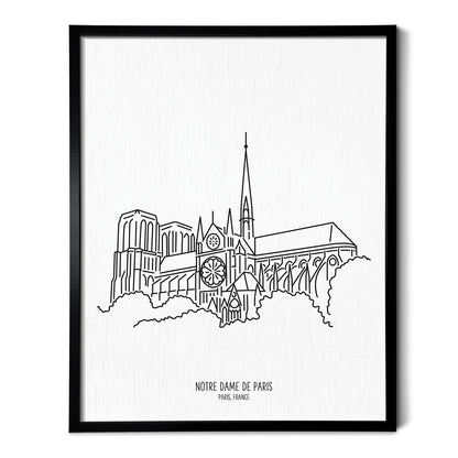Paris France Notre Dame Cathedral Art Print