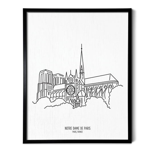 Paris France Notre Dame Cathedral Art Print