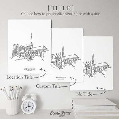 Paris France Notre Dame Cathedral Art Print