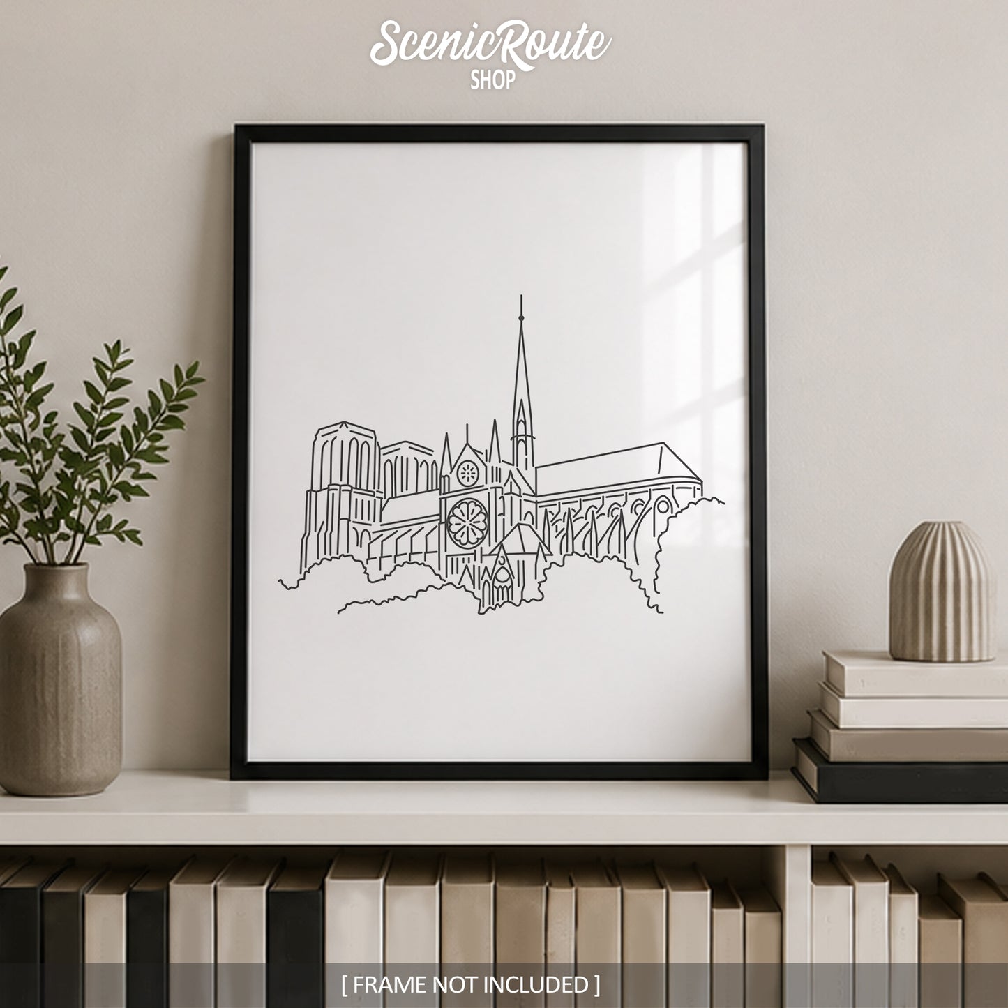 Paris France Notre Dame Cathedral Art Print