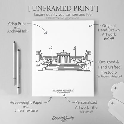 Philadelphia Art Museum Art Print