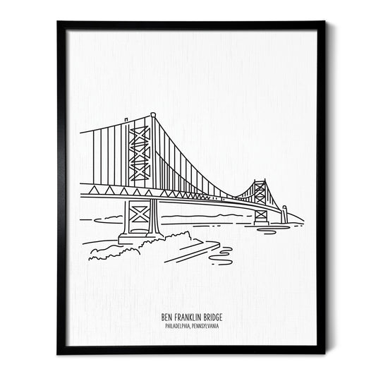Philadelphia Ben Franklin Bridge Art Print