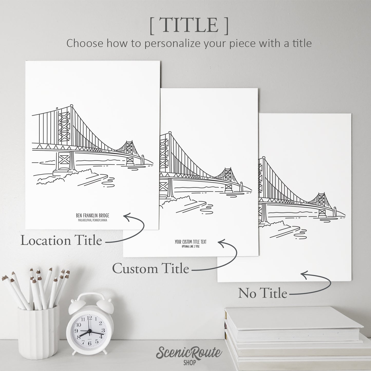 Philadelphia Ben Franklin Bridge Art Print