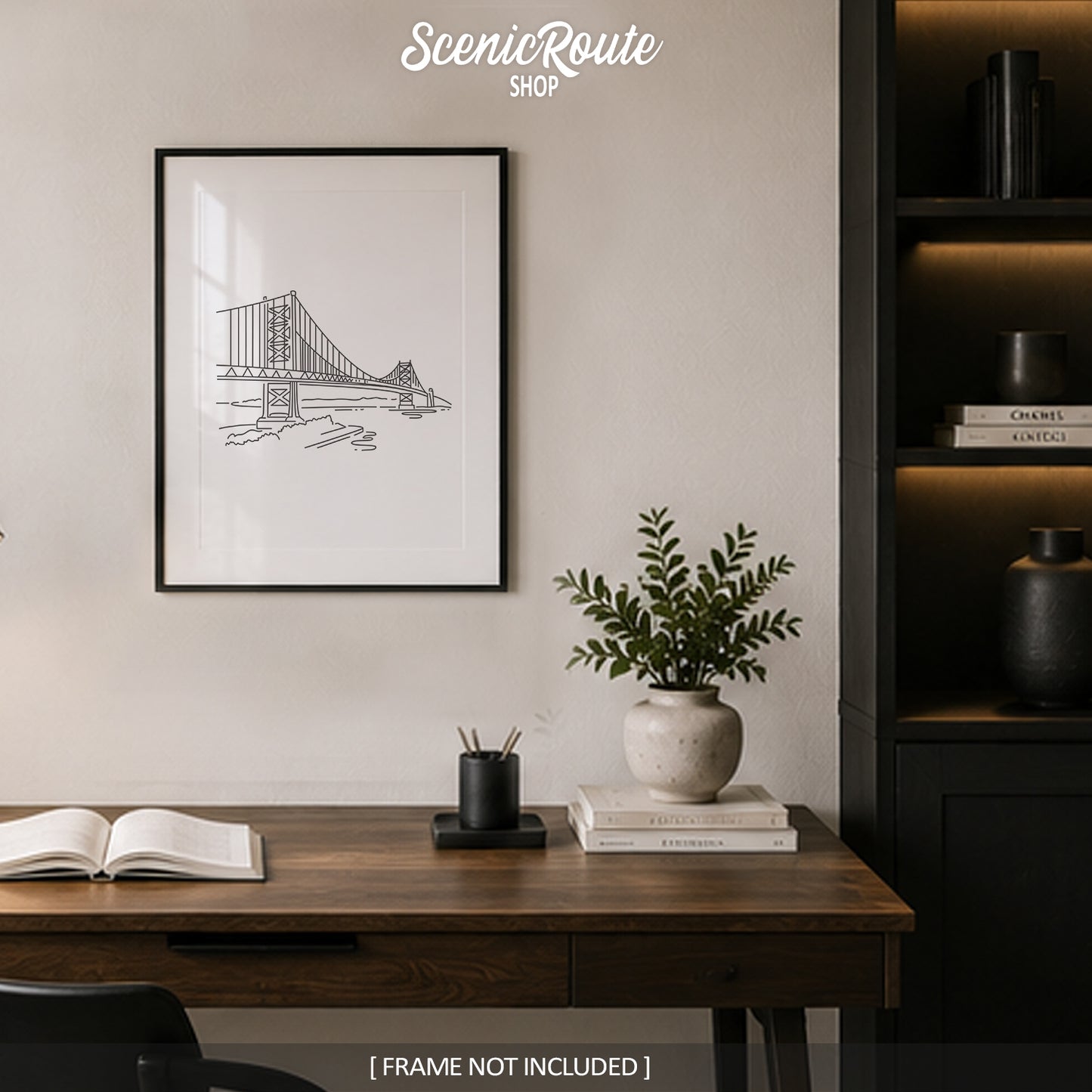 Philadelphia Ben Franklin Bridge Art Print