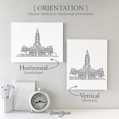 Philadelphia City Hall Art Print