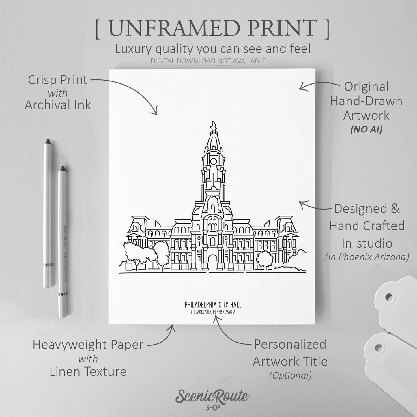 Philadelphia City Hall Art Print