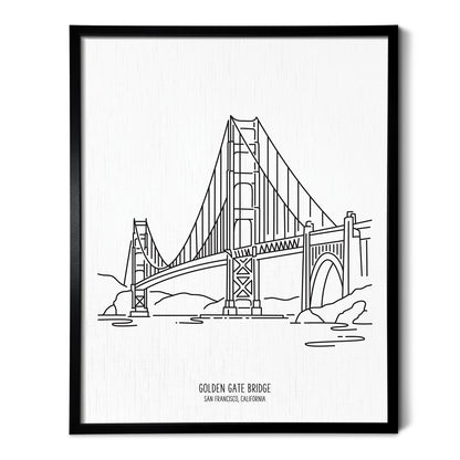 San Francisco Golden Gate Bridge Art Print