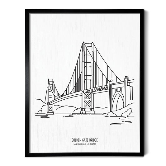 San Francisco Golden Gate Bridge Art Print