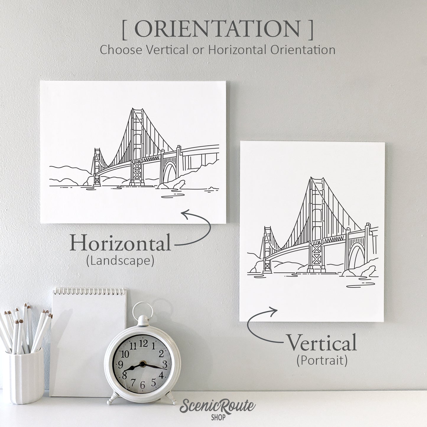 San Francisco Golden Gate Bridge Art Print