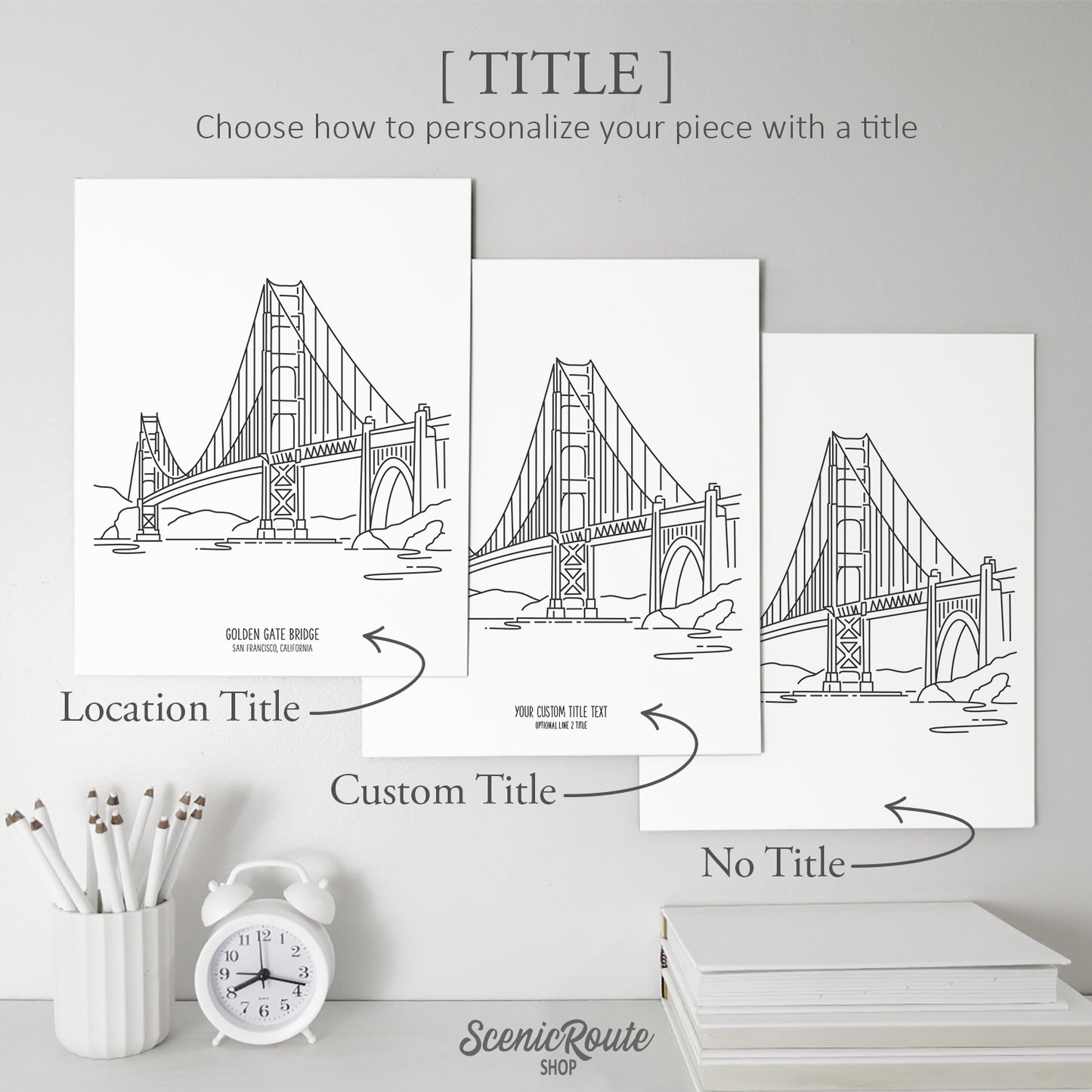 San Francisco Golden Gate Bridge Art Print