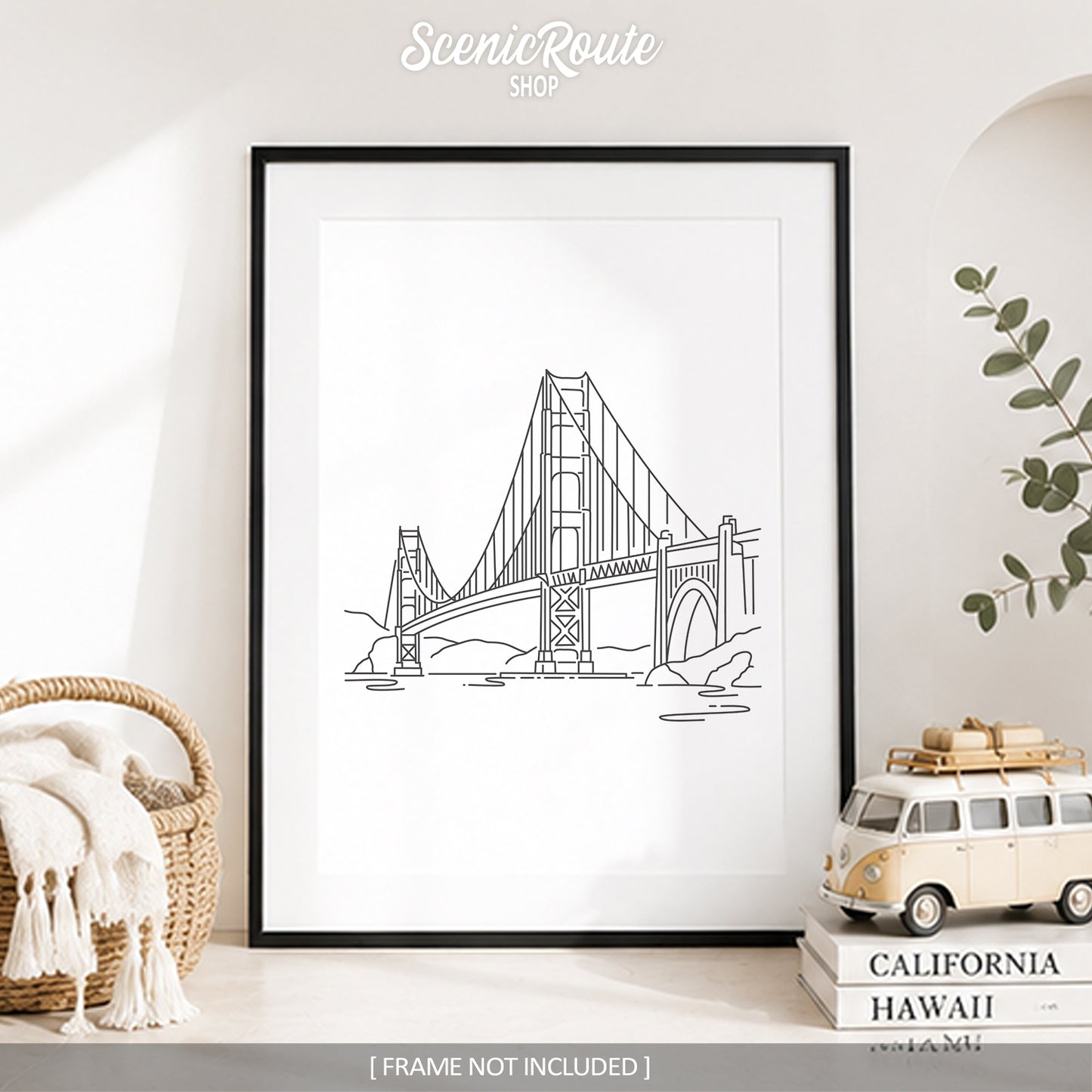 San Francisco Golden Gate Bridge Art Print