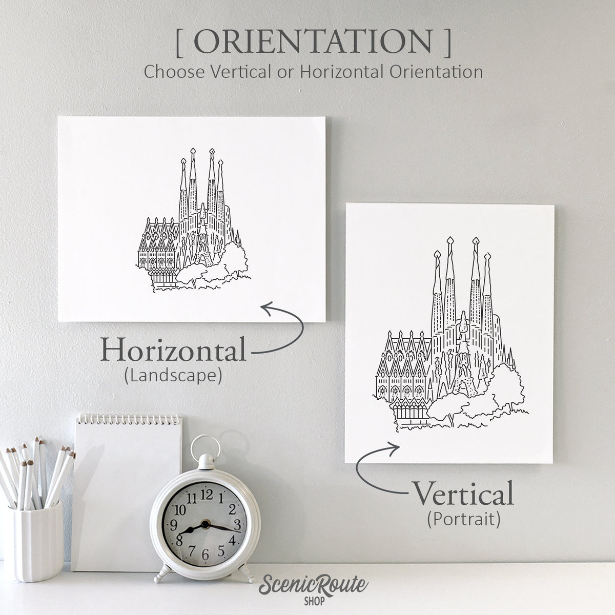 Spain Barcelona Sagrada Familia Basilica Art Print