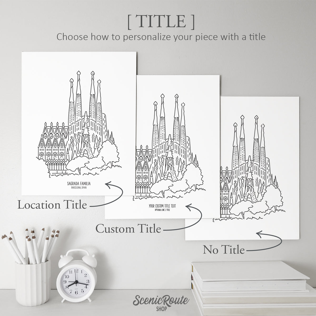 Spain Barcelona Sagrada Familia Basilica Art Print