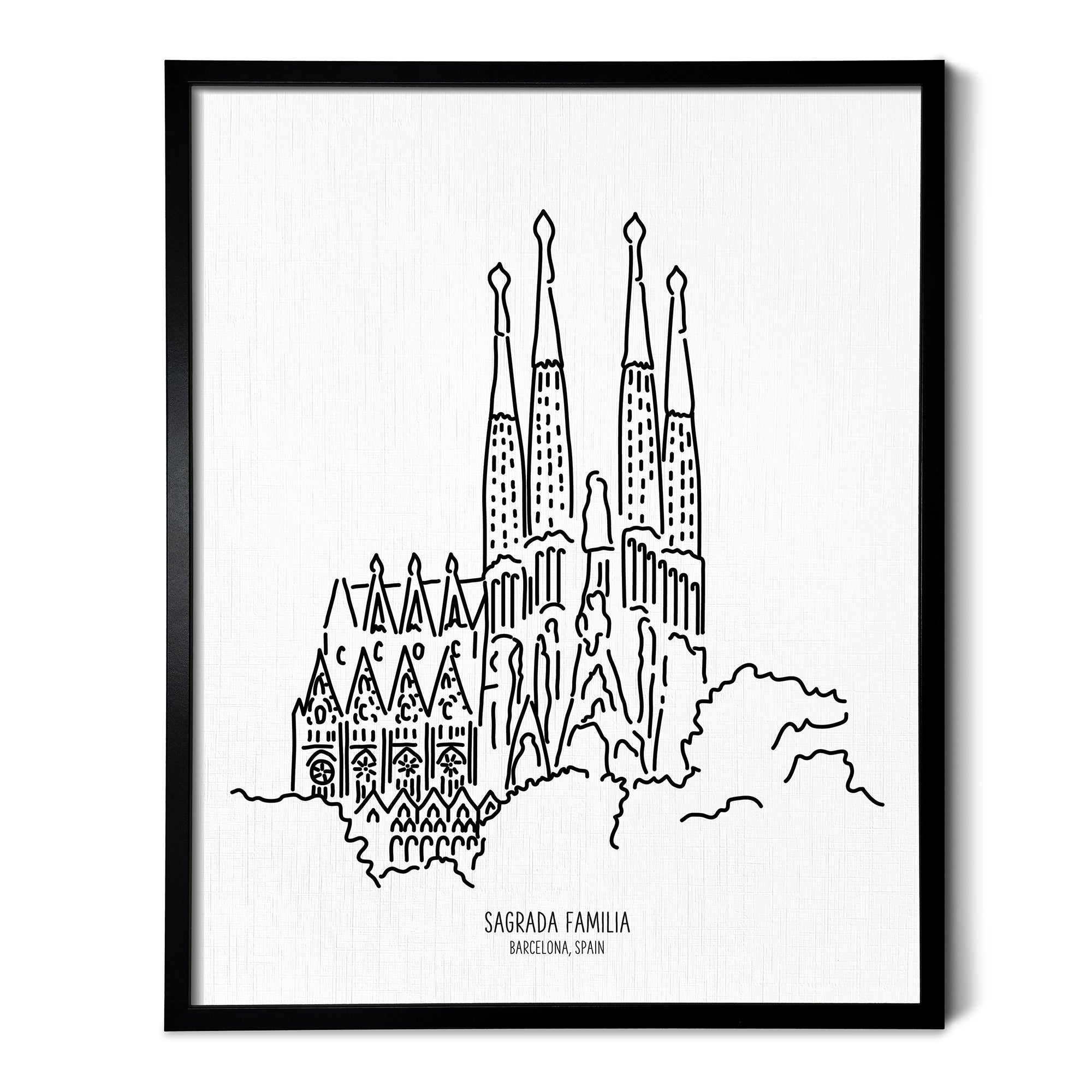 Spain Barcelona Sagrada Familia Basilica Art Print Scenic Route Shop spain-barcelona-sagrada-familia-basilica-art-print-scenic-route-shop