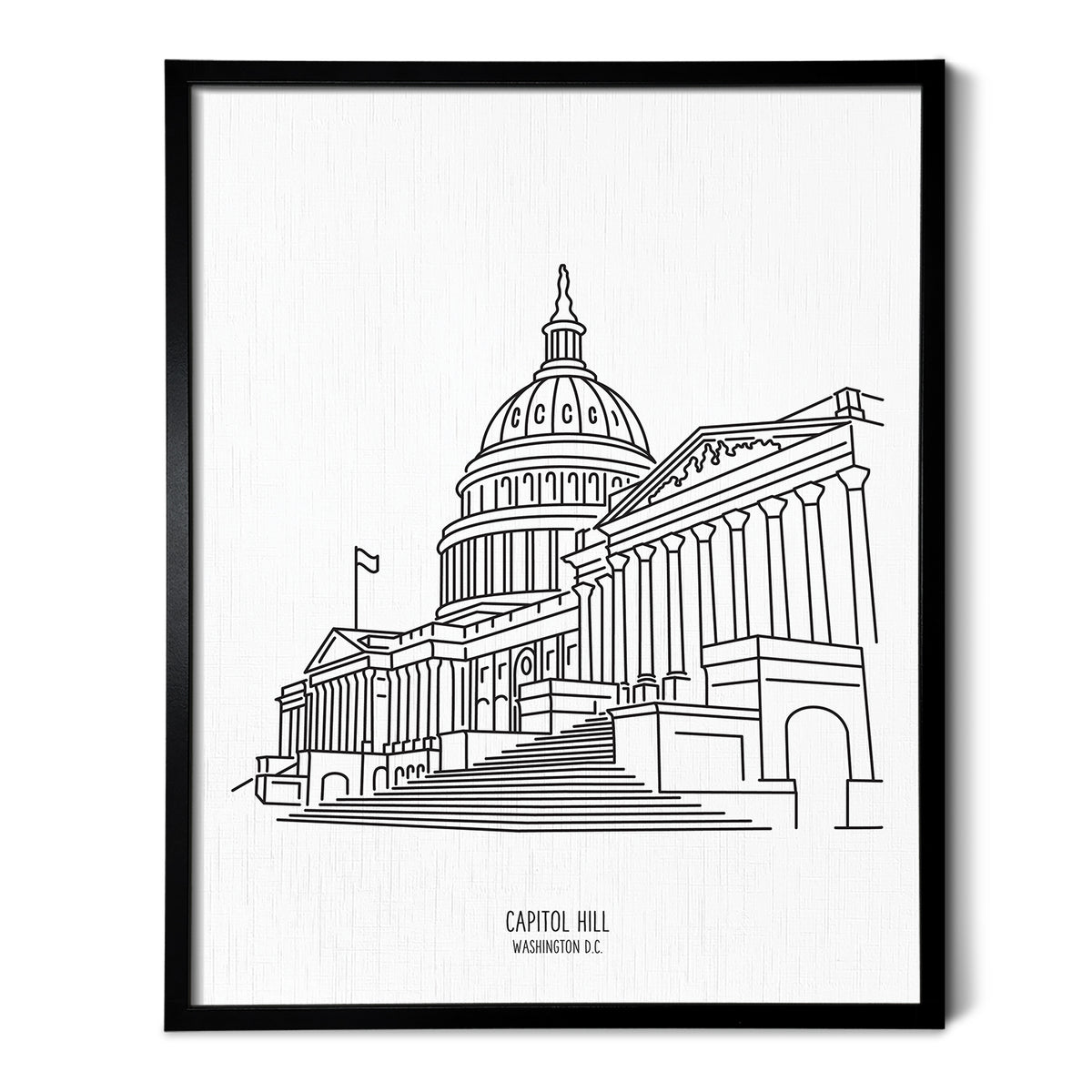 Washington DC Capitol Building Art Print