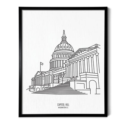Washington DC Capitol Building Art Print