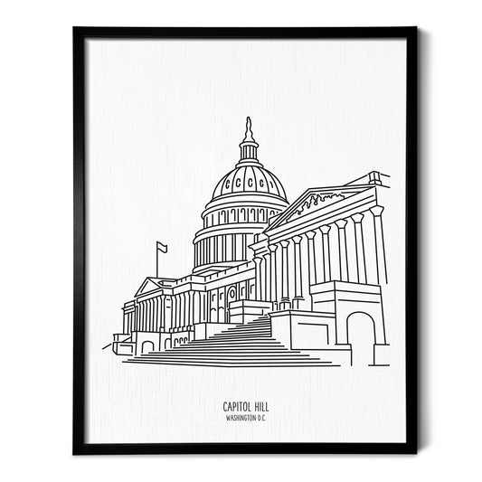 Washington DC Capitol Building Art Print
