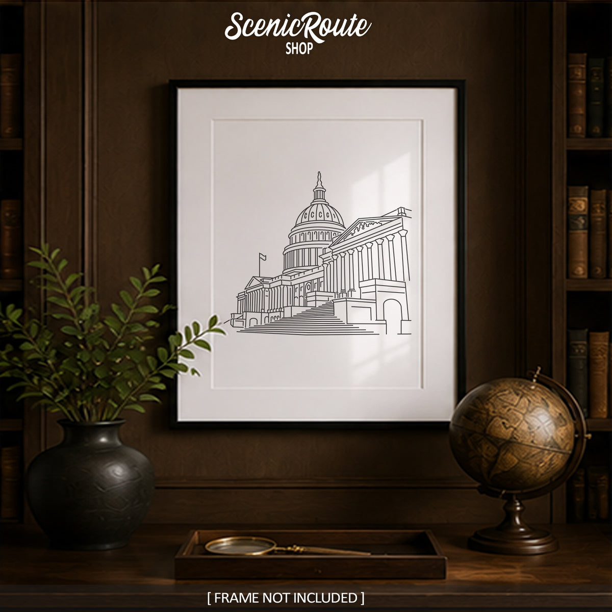 Washington DC Capitol Building Art Print