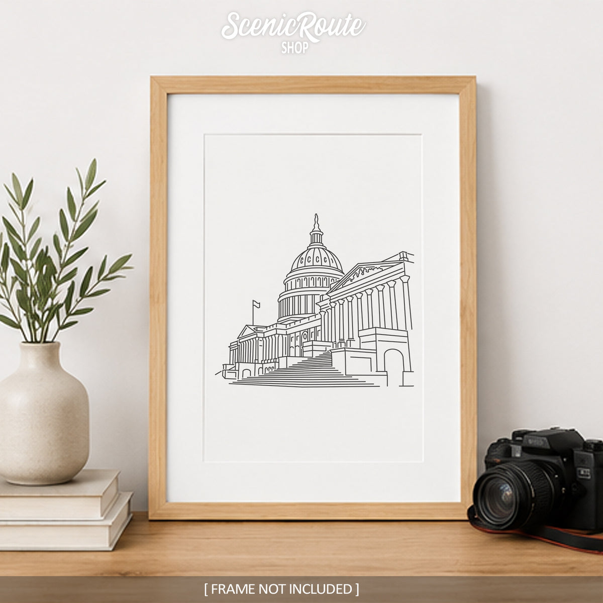 Washington DC Capitol Building Art Print