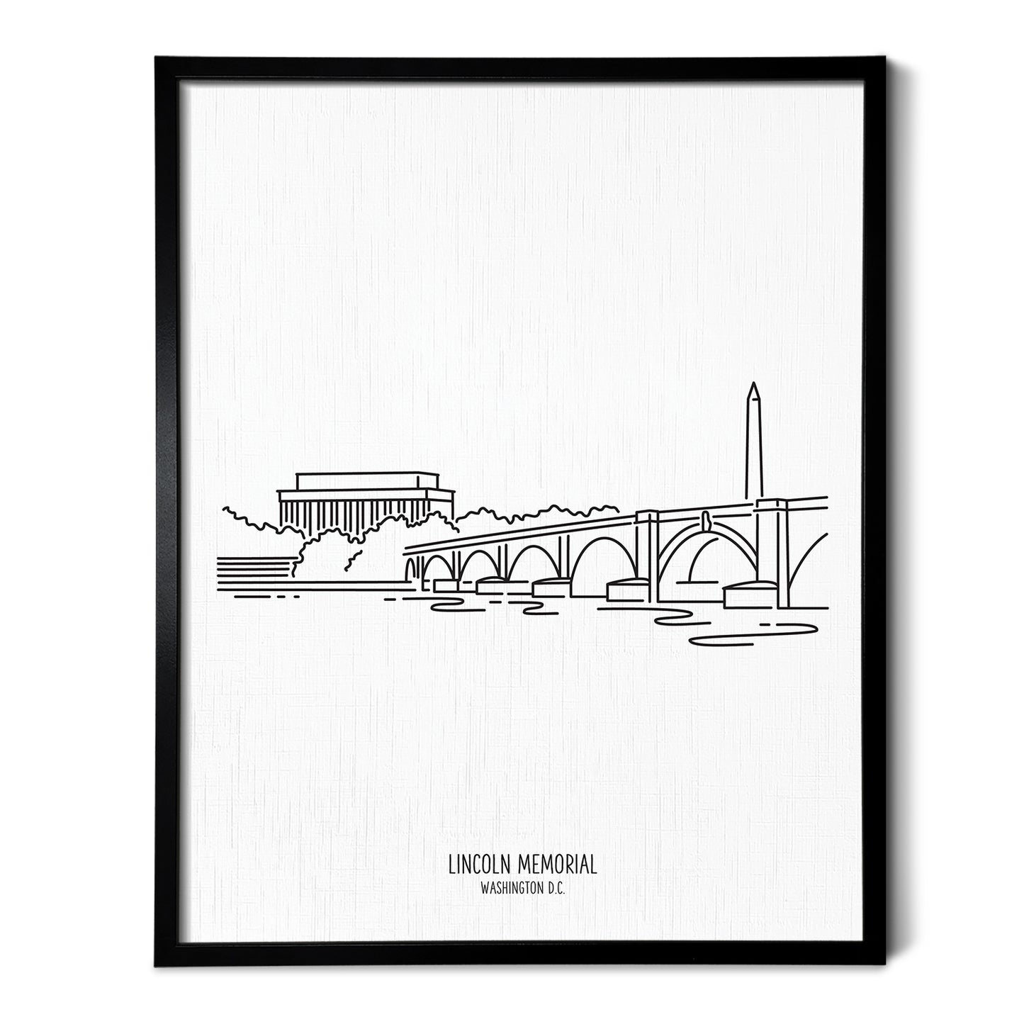 Washington DC Lincoln Memorial Art Print