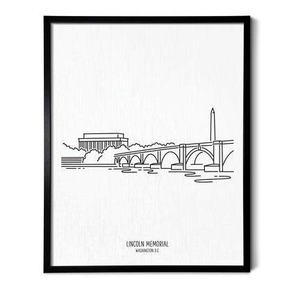 Washington DC Lincoln Memorial Art Print