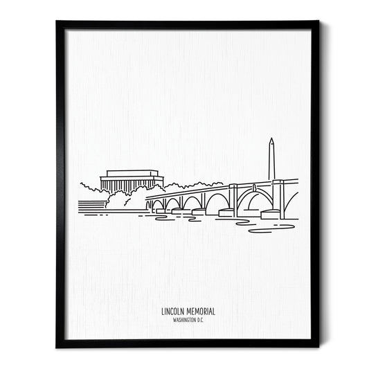 Washington DC Lincoln Memorial Art Print
